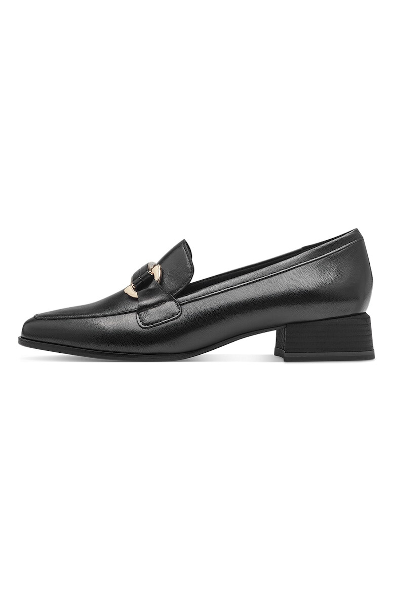 Marco Tozzi Pantofi loafer de piele cu aplicatie metalica - Pled.ro