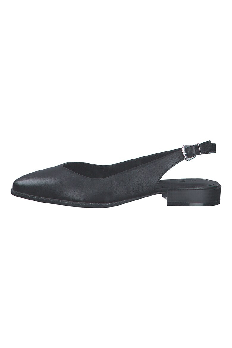 Marco Tozzi Pantofi slingback de piele cu toc masiv - Pled.ro