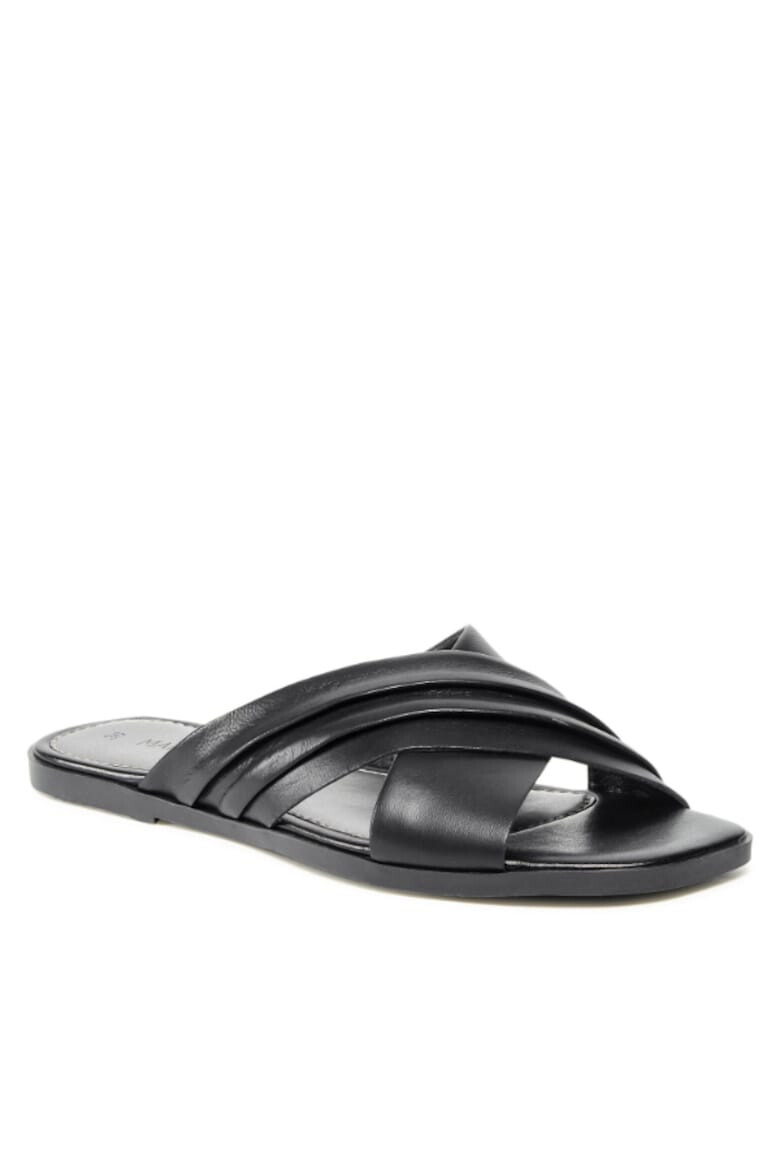 Marco Tozzi Papuci flip-flop dama Piele naturala Negru - Pled.ro