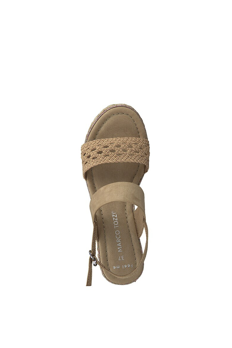 Marco Tozzi Sandale tip espadrile wedge - Pled.ro