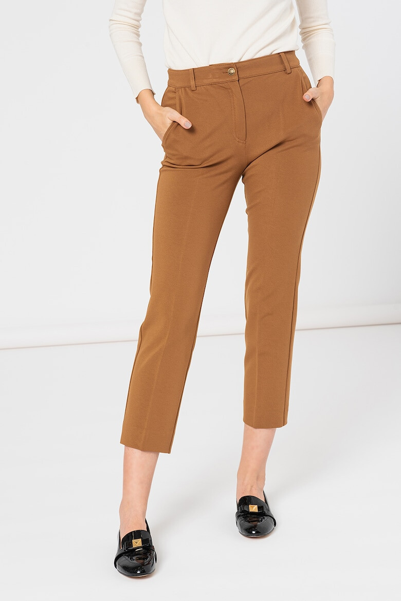 Marella Pantaloni crop cu talie medie Chimono - Pled.ro