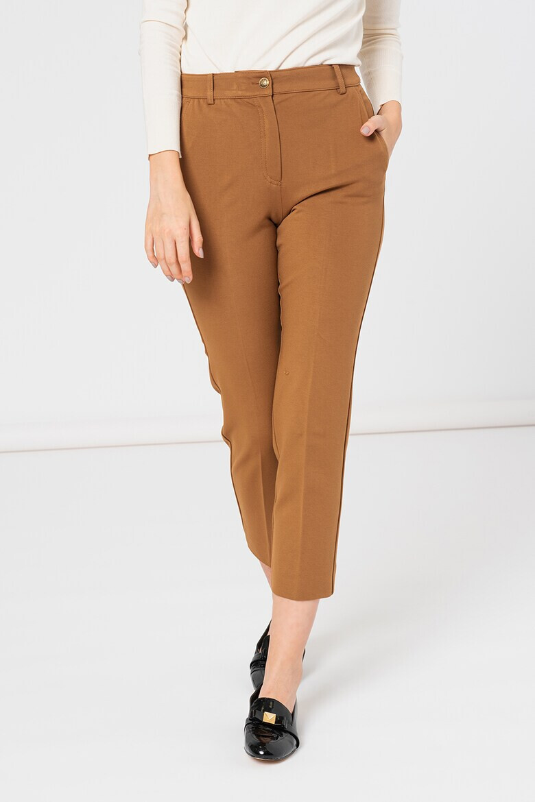 Marella Pantaloni crop cu talie medie Chimono - Pled.ro