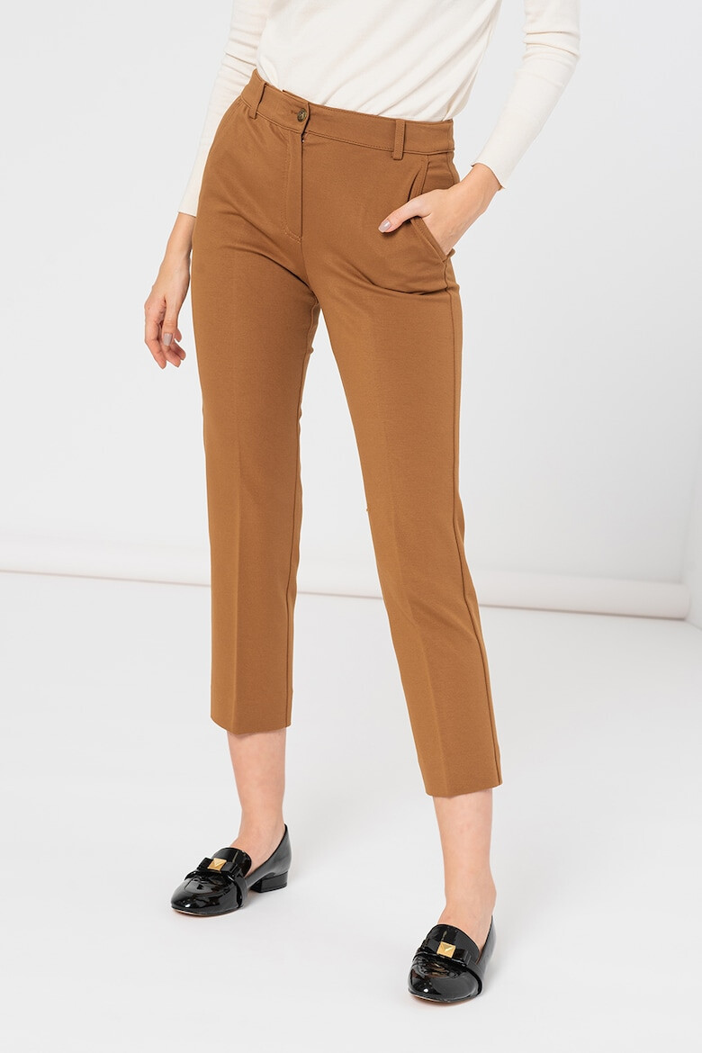 Marella Pantaloni crop cu talie medie Chimono - Pled.ro