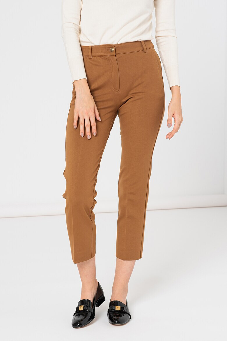 Marella Pantaloni crop cu talie medie Chimono - Pled.ro