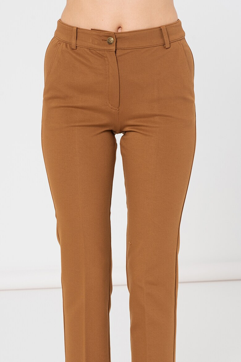 Marella Pantaloni crop cu talie medie Chimono - Pled.ro