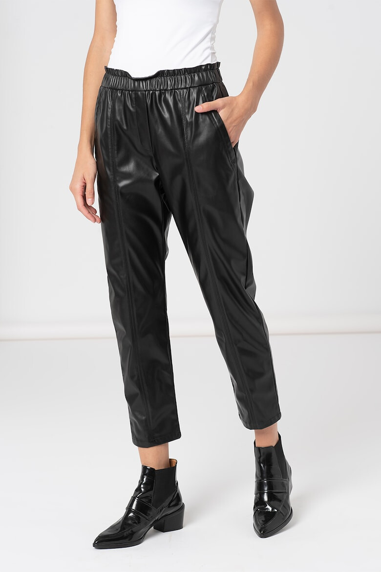 Marella Pantaloni crop de piele ecologica Niagara - Pled.ro