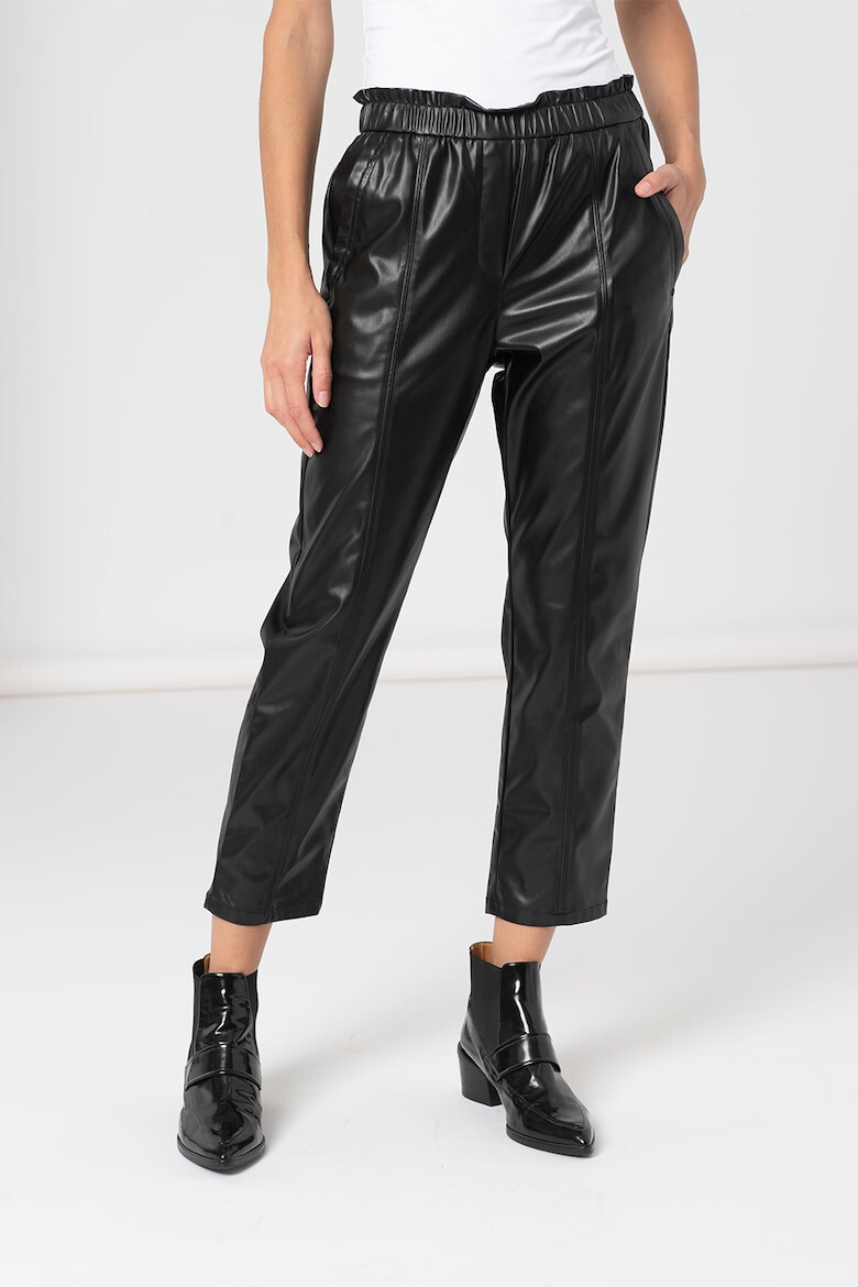 Marella Pantaloni crop de piele ecologica Niagara - Pled.ro