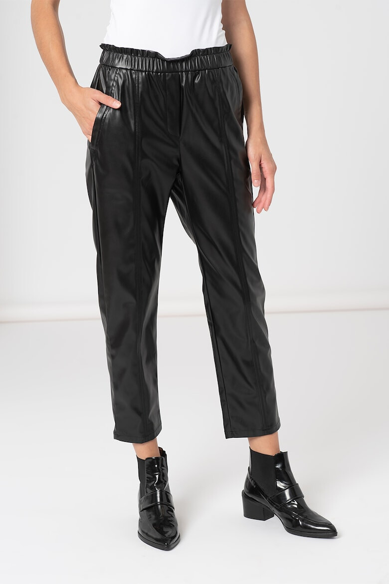 Marella Pantaloni crop de piele ecologica Niagara - Pled.ro