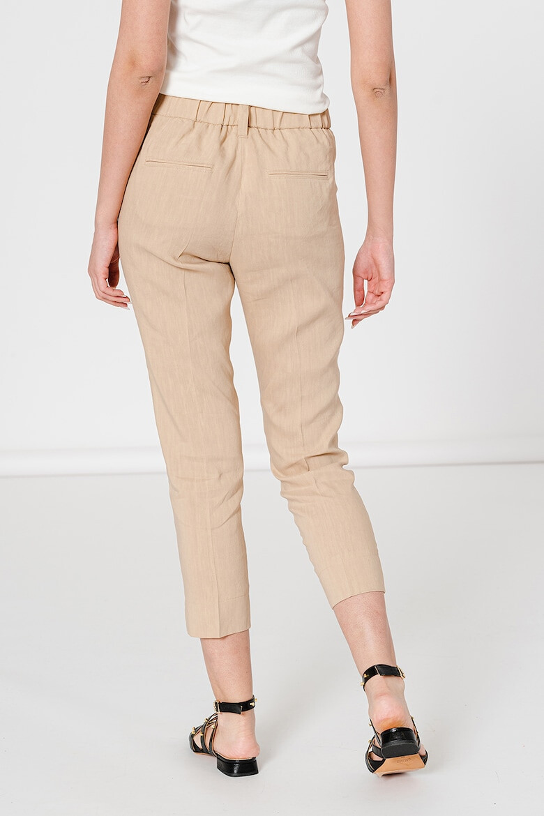 Marella Pantaloni crop din amestec de in Stizza - Pled.ro