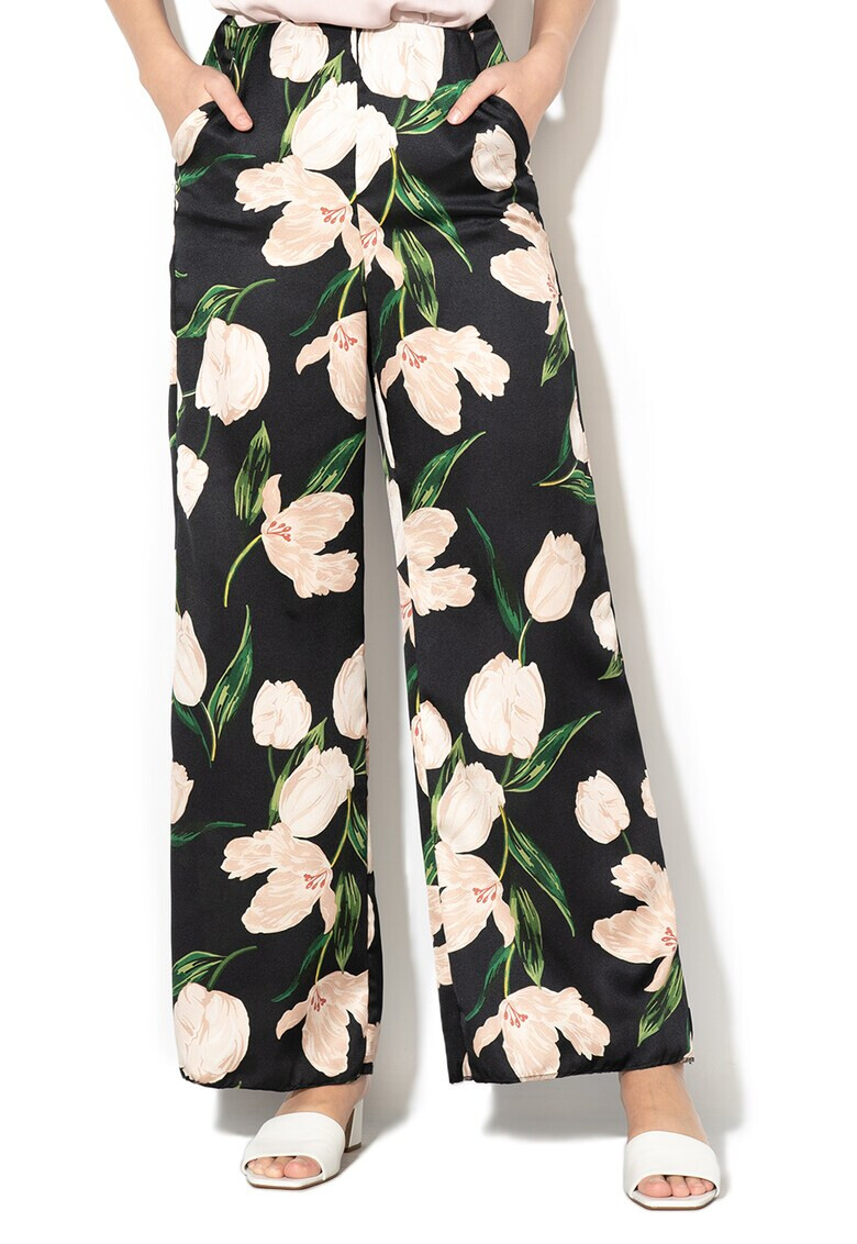 Marella Pantaloni cu croiala ampla si imprimeu floral Cresta - Pled.ro