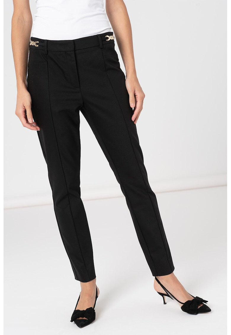 Marella Pantaloni skinny cu detalii metalice Nupar - Pled.ro