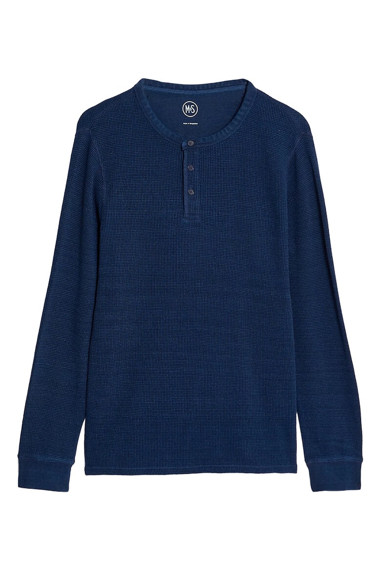 Marks & Spencer Bluza cu decolteu henley - Pled.ro