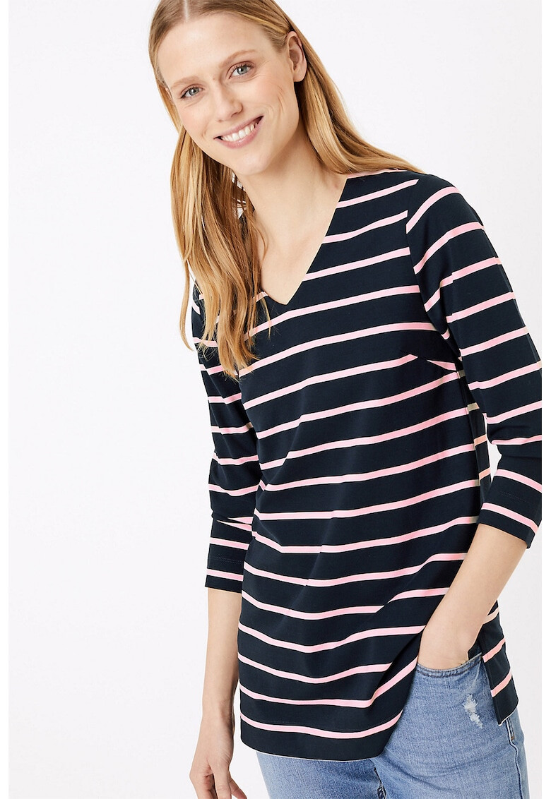 Marks & Spencer Bluza cu dungi si model lung - Pled.ro