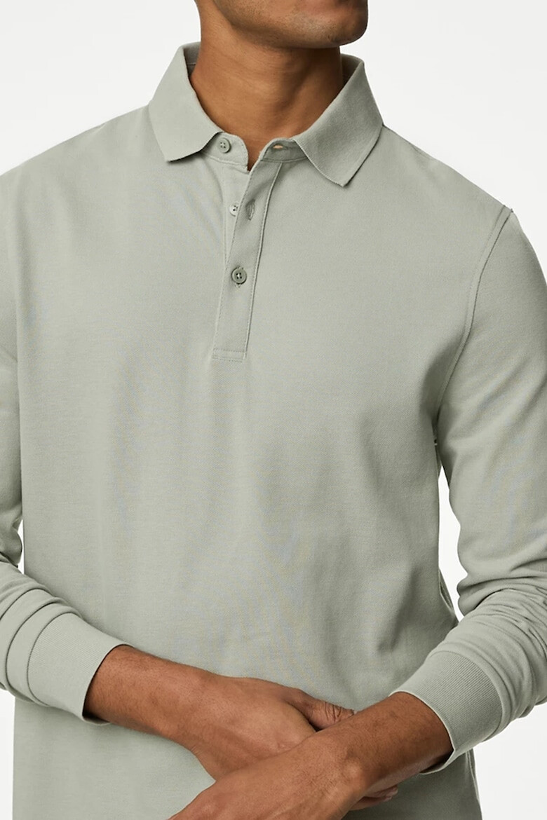 Marks & Spencer Bluza polo din bumbac pique - Pled.ro