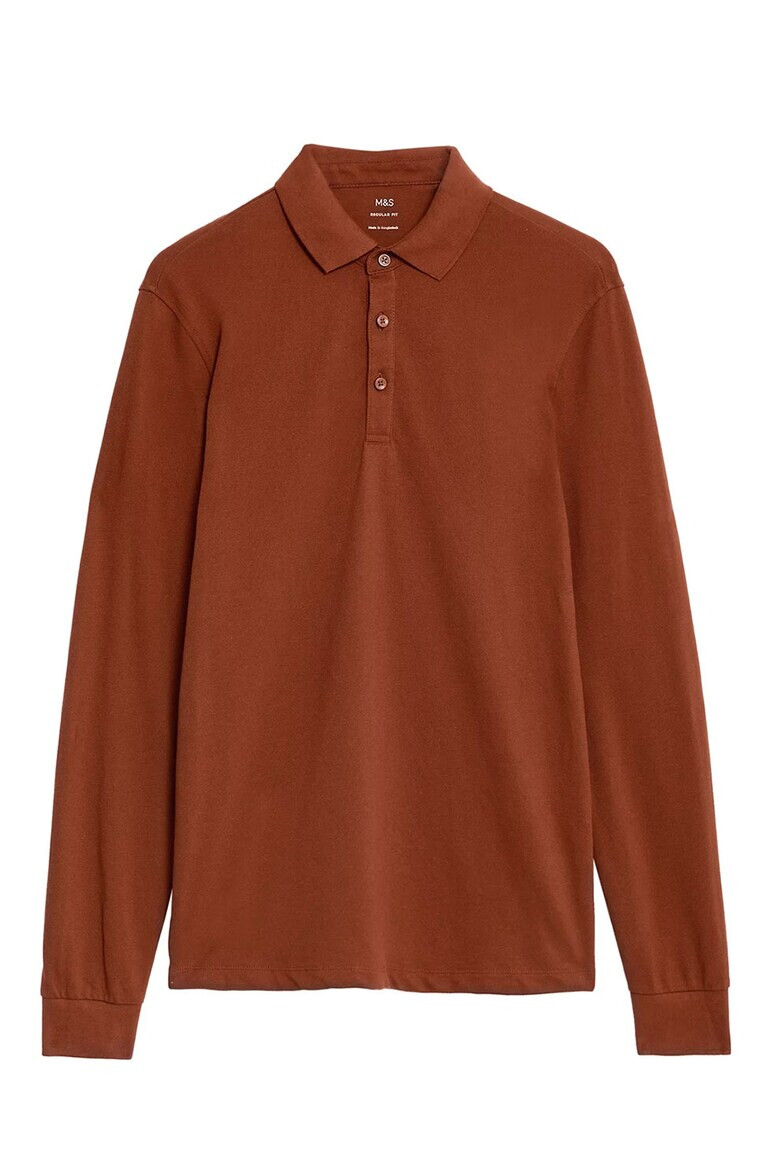 Marks & Spencer Bluza polo din pique de bumbac - Pled.ro