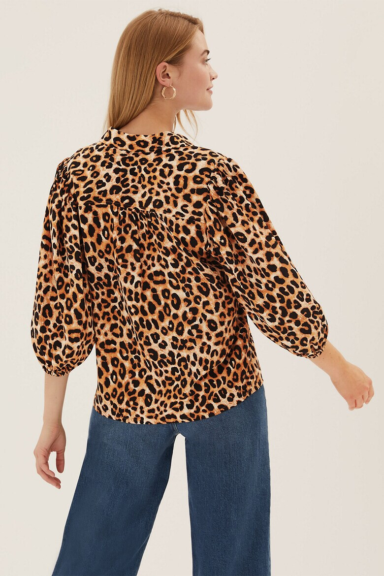 Marks & Spencer Camasa cu animal print si maneci bufante - Pled.ro