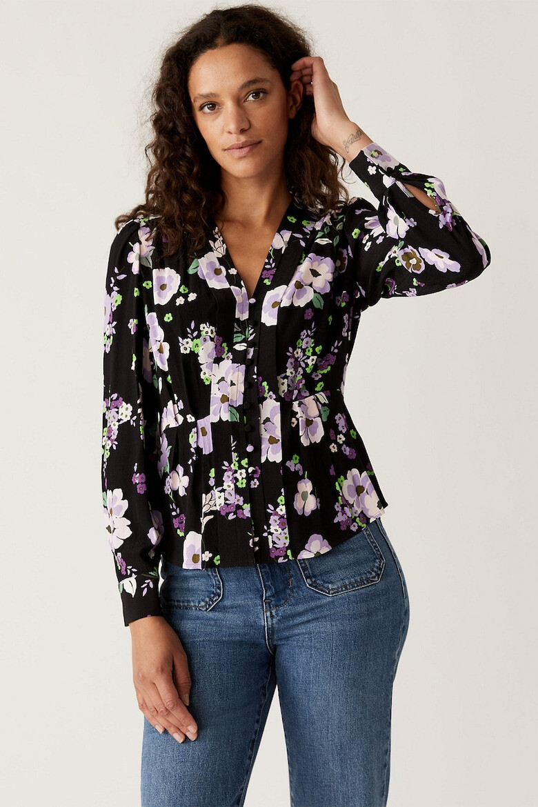 Marks & Spencer Camasa cu decolteu in V si model floral - Pled.ro