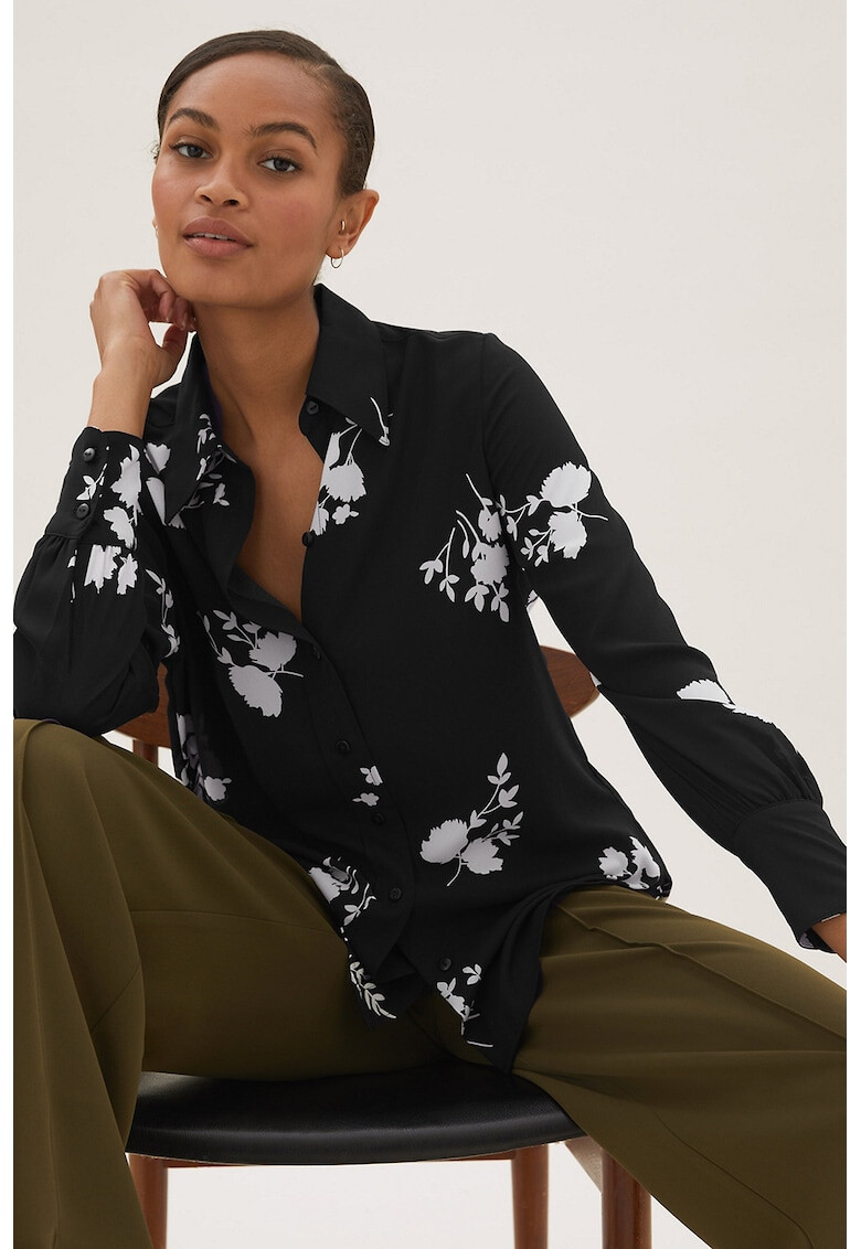 Marks & Spencer Camasa cu model floral - Pled.ro