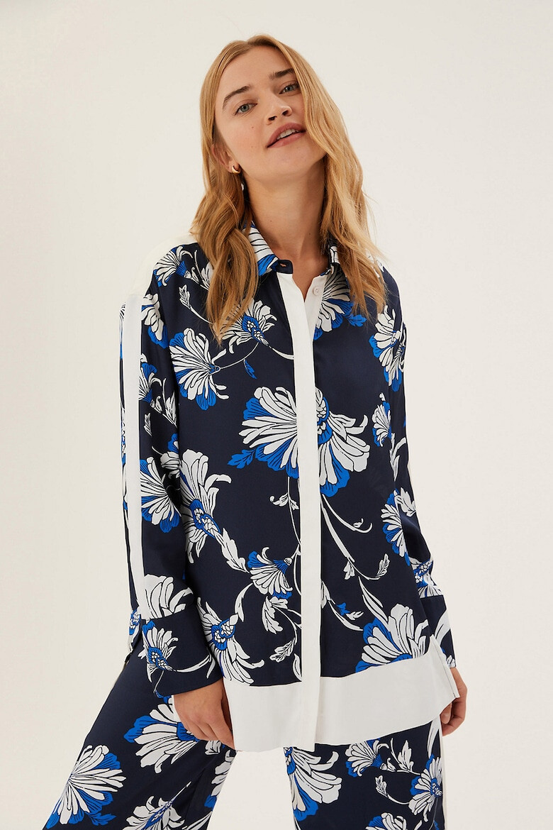 Marks & Spencer Camasa cu model floral si inchidere ascunsa - Pled.ro