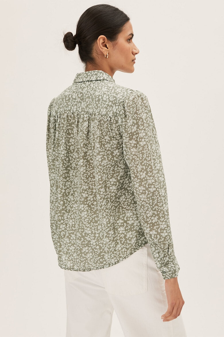 Marks & Spencer Camasa din amestec de bumbac cu model floral - Pled.ro