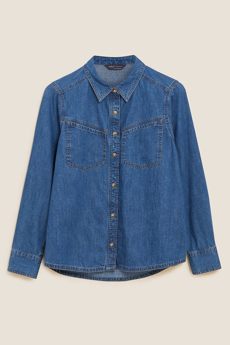 Marks & Spencer Camasa regular fit de denim - Pled.ro