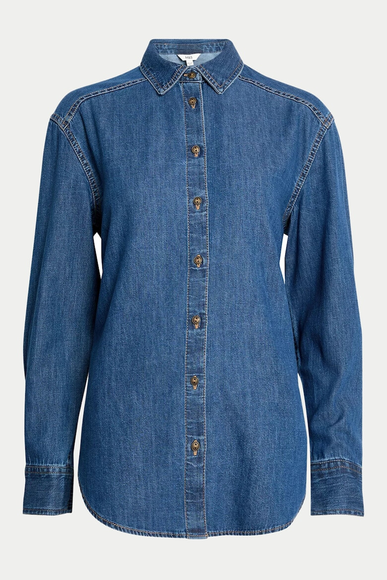 Marks & Spencer Camasa relaxed fit de denim - Pled.ro