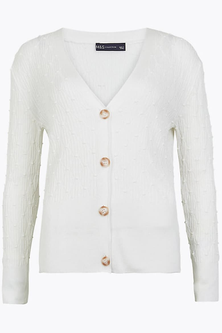 Marks & Spencer Cardigan tricotat cu nasturi - Pled.ro