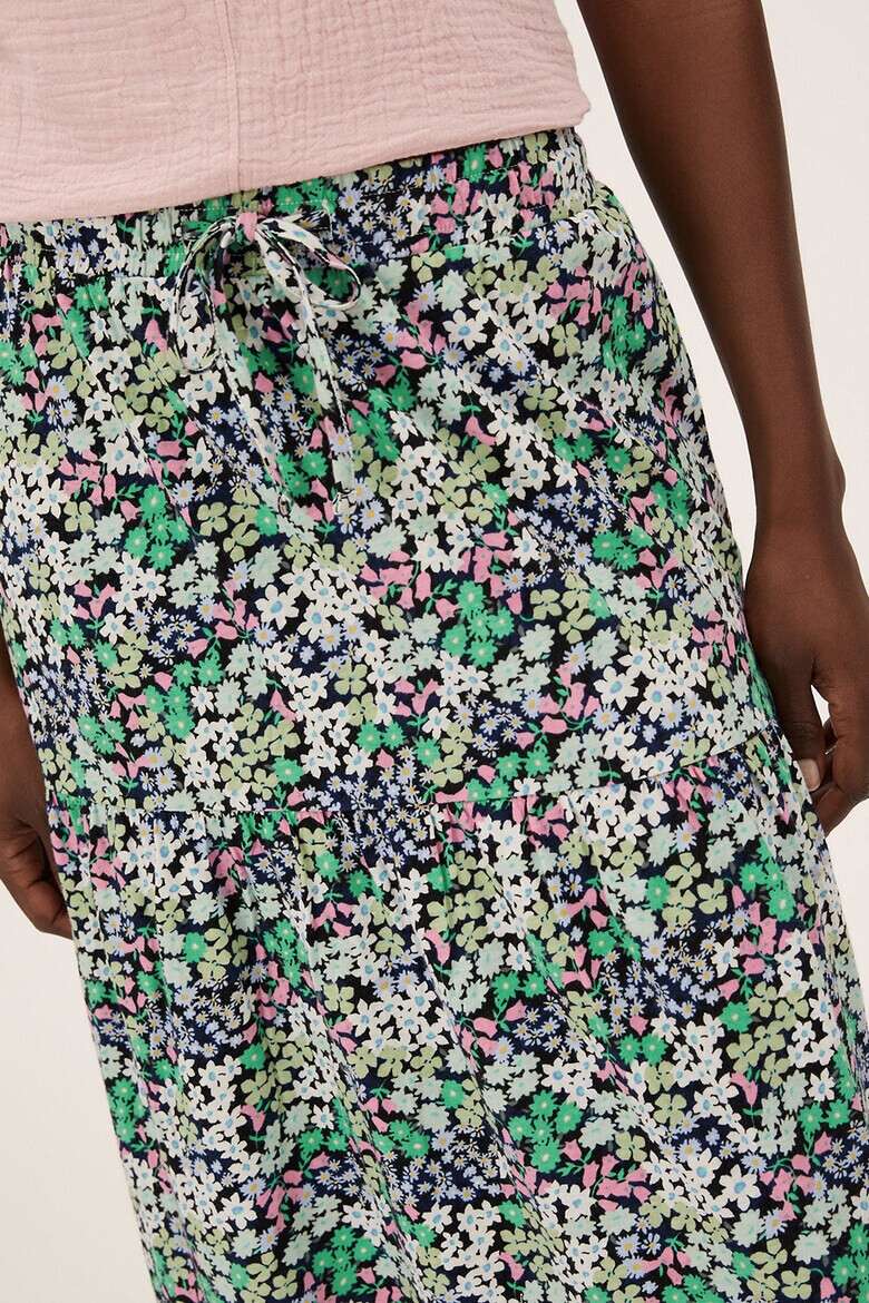 Marks & Spencer Fusta midi evazata cu model floral - Pled.ro