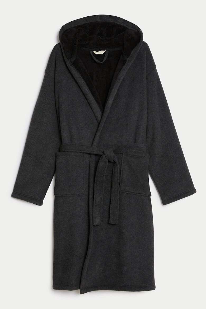 Marks & Spencer Halat din fleece cu gluga - Pled.ro