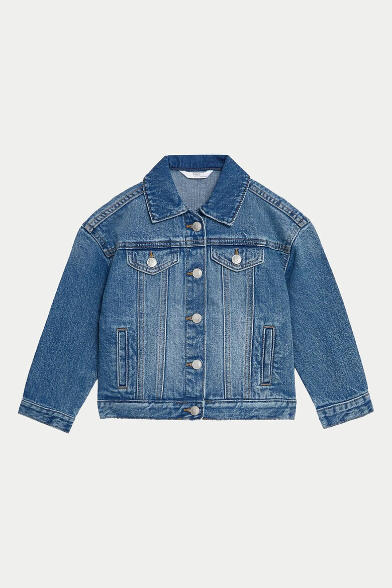 Marks & Spencer Jacheta de denim cu buzunare - Pled.ro