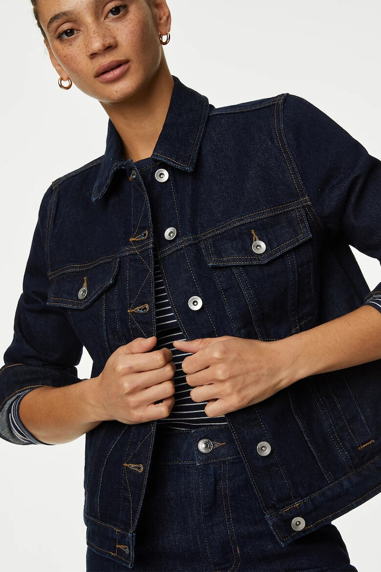 Marks & Spencer Jacheta denim cu buzunare - Pled.ro