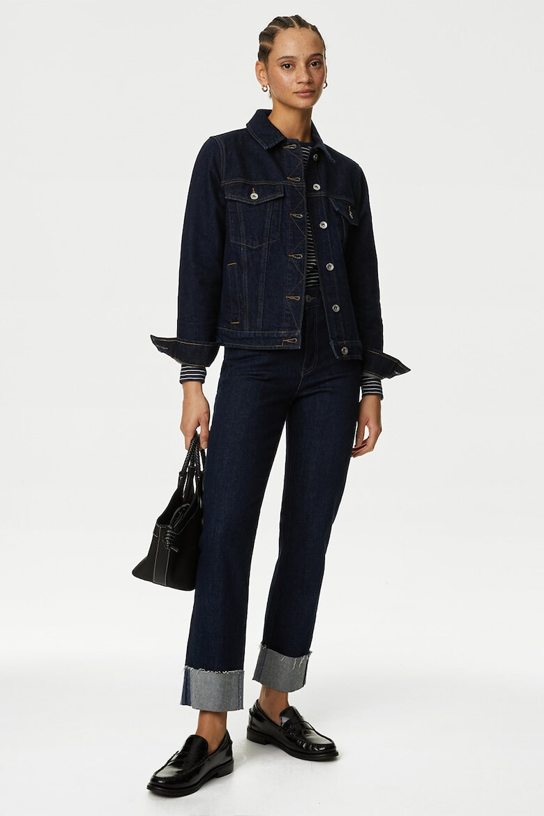 Marks & Spencer Jacheta denim cu buzunare - Pled.ro