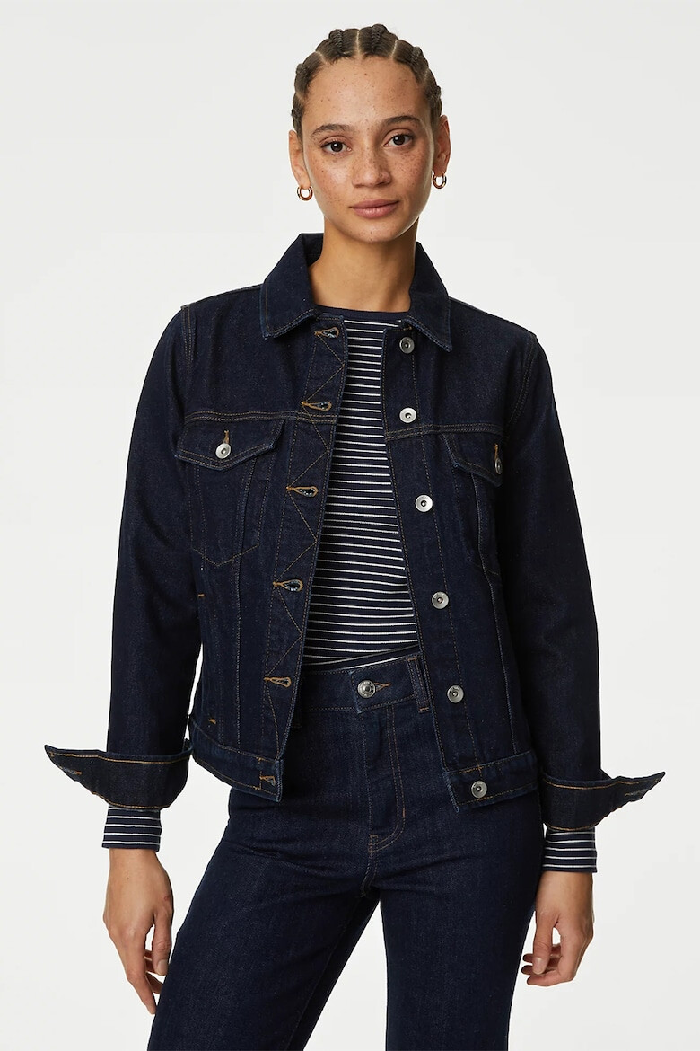 Marks & Spencer Jacheta denim cu buzunare - Pled.ro