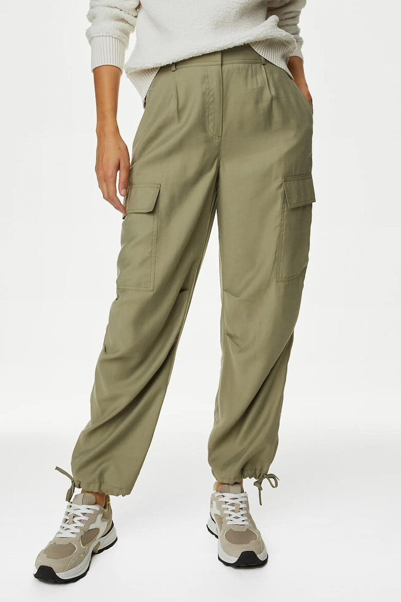 Marks & Spencer Pantaloni cargo cu talie inalta - Pled.ro