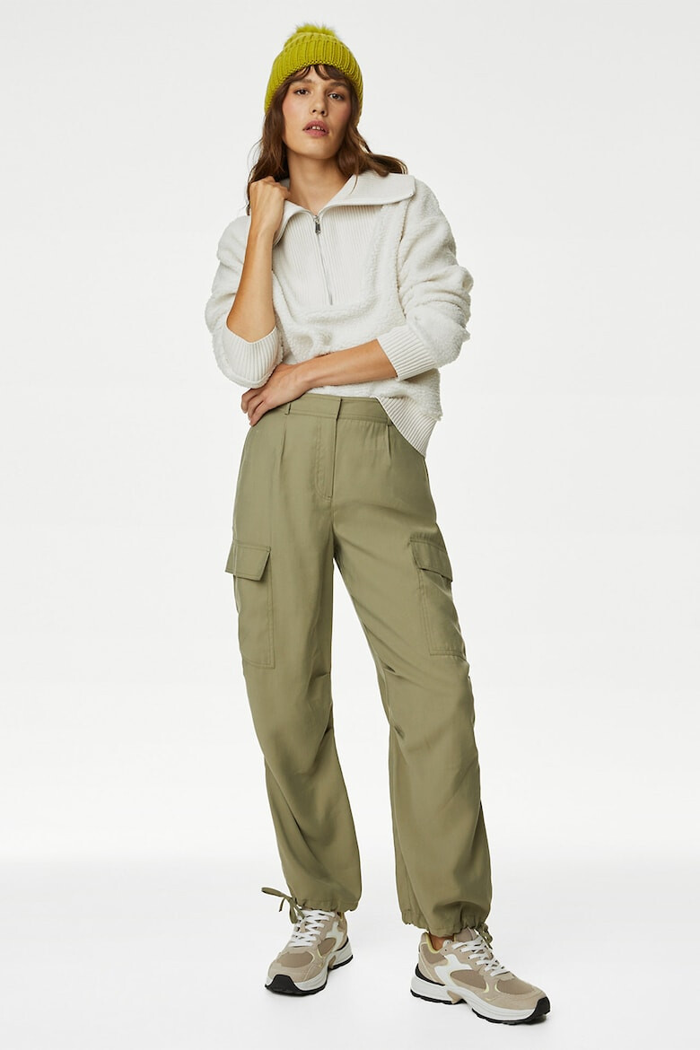 Marks & Spencer Pantaloni cargo cu talie inalta - Pled.ro