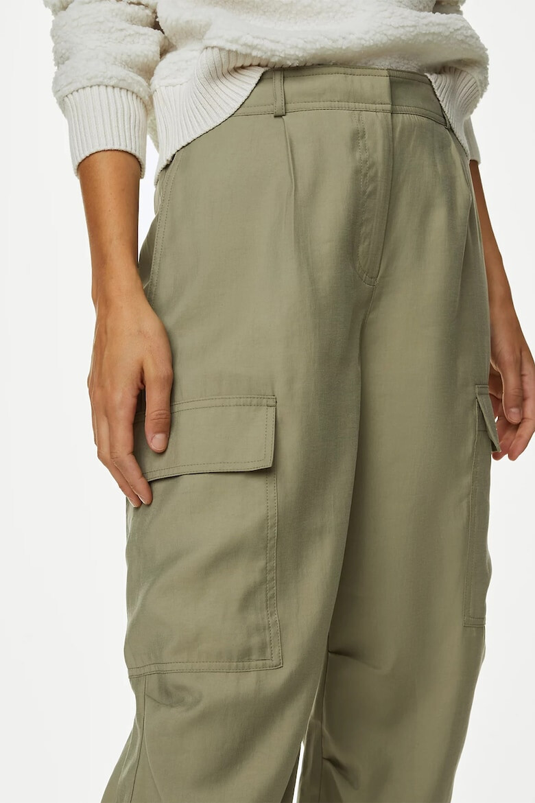 Marks & Spencer Pantaloni cargo cu talie inalta - Pled.ro