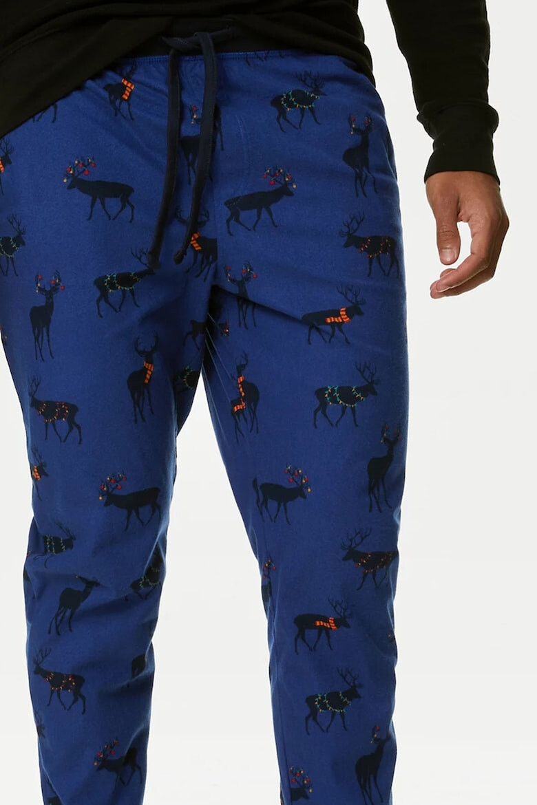 Marks & Spencer Pantaloni de pijama cu imprimeu grafic - Pled.ro