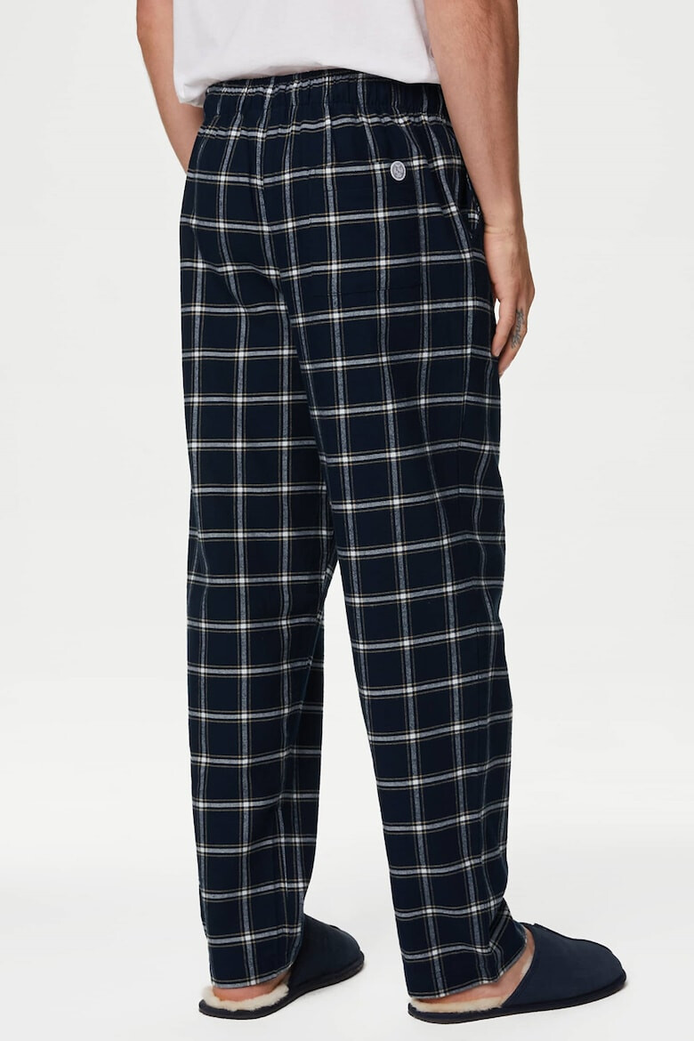 Marks & Spencer Pantaloni de pijama in carouri cu buzunare laterale - Pled.ro