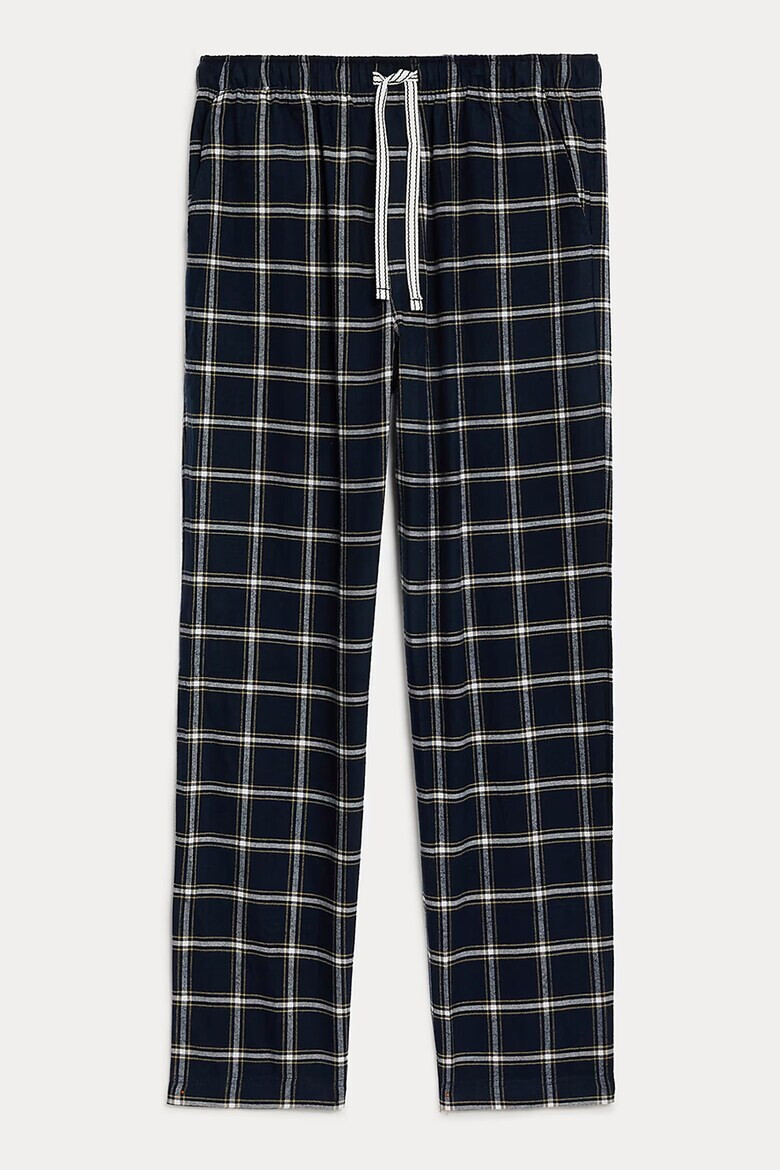 Marks & Spencer Pantaloni de pijama in carouri cu buzunare laterale - Pled.ro