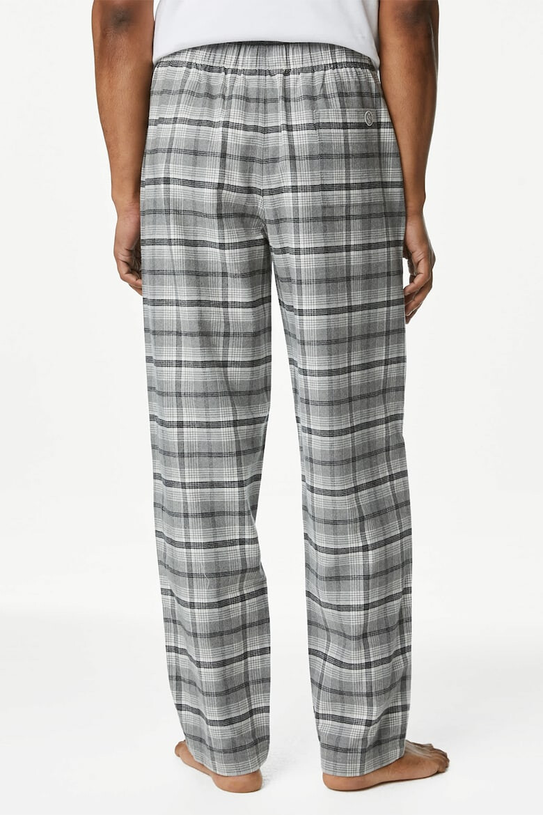 Marks & Spencer Pantaloni de pijama in carouri cu buzunare laterale - Pled.ro