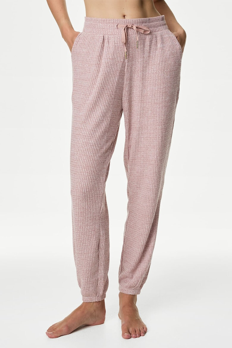 Marks & Spencer Pantaloni de pijama texturati cu snur - Pled.ro