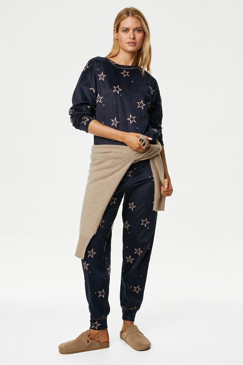 Marks & Spencer Pijama de fleece cu stele - Pled.ro