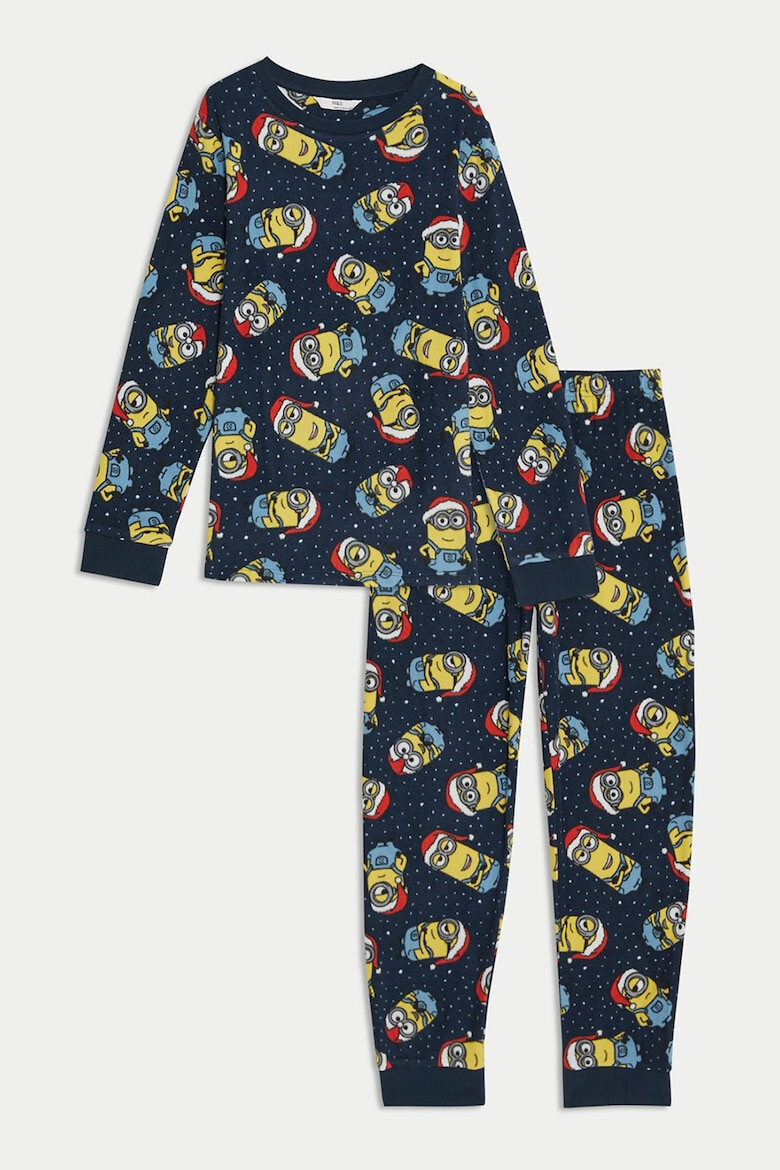 Marks & Spencer Pijama din fleece cu imprimeu Minions - Pled.ro