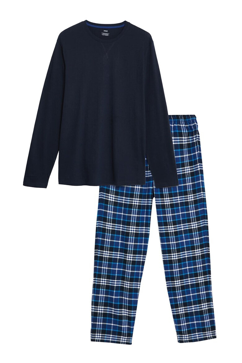 Marks & Spencer Pijama lunga cu model in carouri - Pled.ro