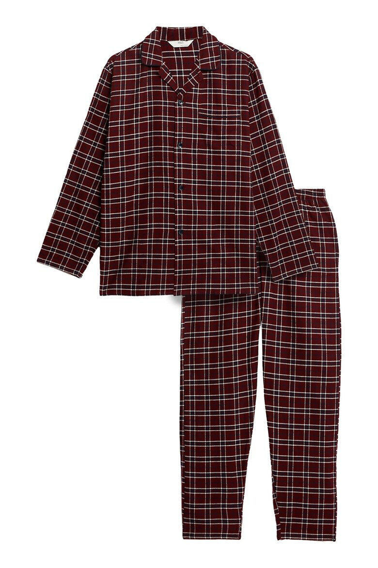 Marks & Spencer Pijama lunga cu model in carouri - Pled.ro