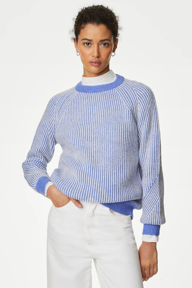 Marks & Spencer Pulover cu dungi si maneci raglan - Pled.ro