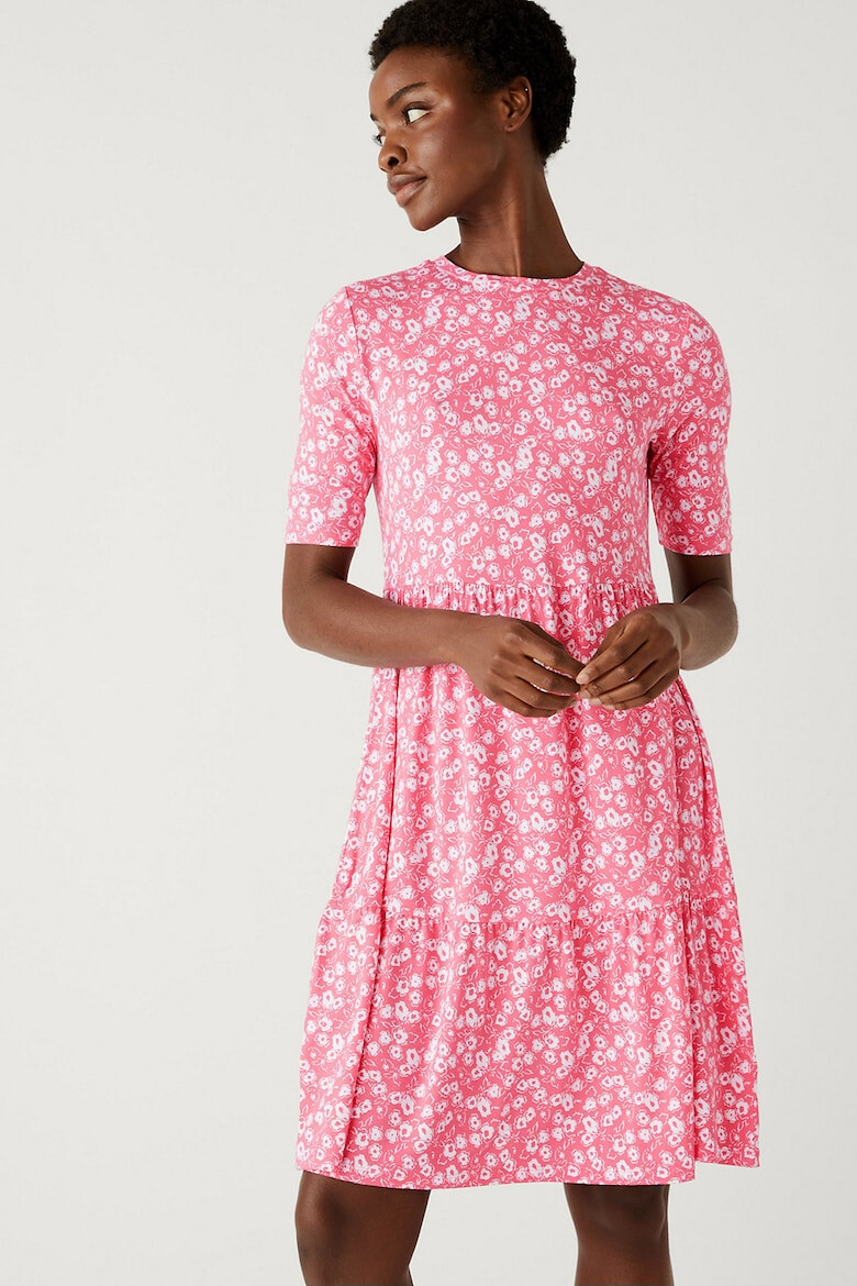 Marks & Spencer Rochie evazata cu imprimeu floral - Pled.ro