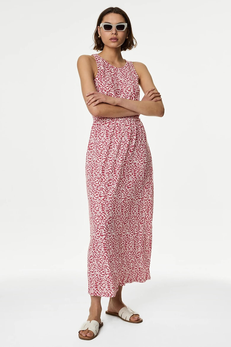 Marks & Spencer Rochie maxi din amestec de in fara maneci - Pled.ro