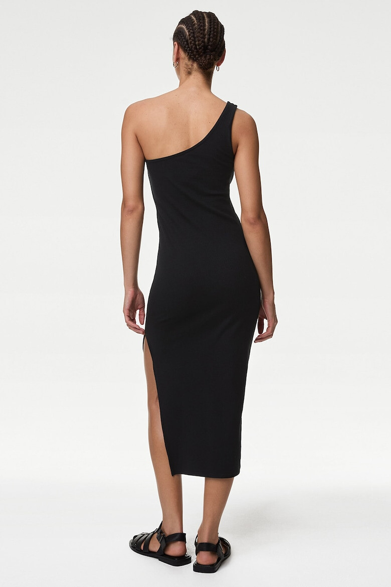 Marks & Spencer Rochie midi cu decolteu pe un umar - Pled.ro