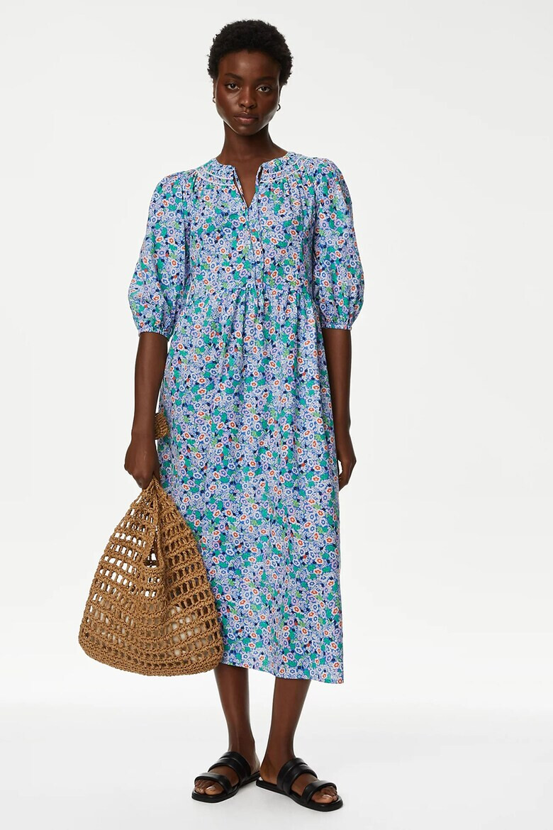 Marks & Spencer Rochie midi cu imprimeu floral - Pled.ro